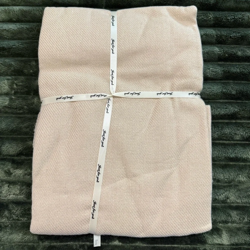 Shorthair Tan Fringe Scarf/Shawl